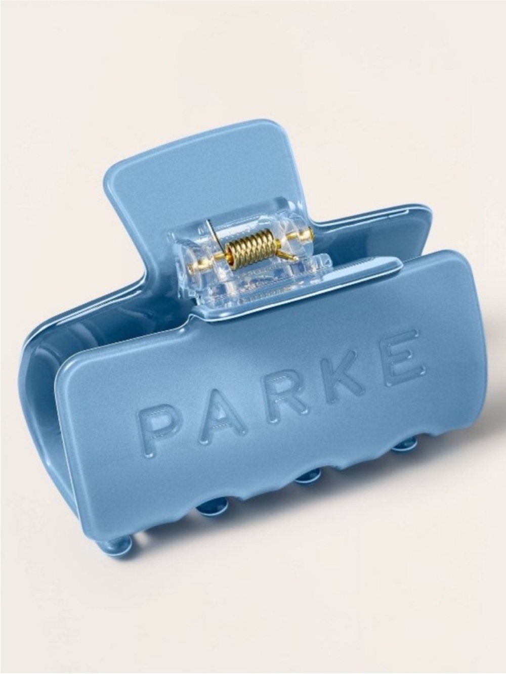 PARKE Matte Blue Hair Claw Clip - Women's Hair Accessory